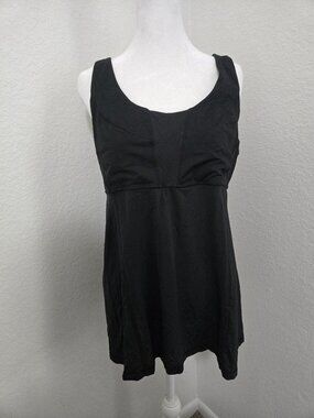 Lululemon | Black Athletic Tank Dress - Built-in Bra - Size 12